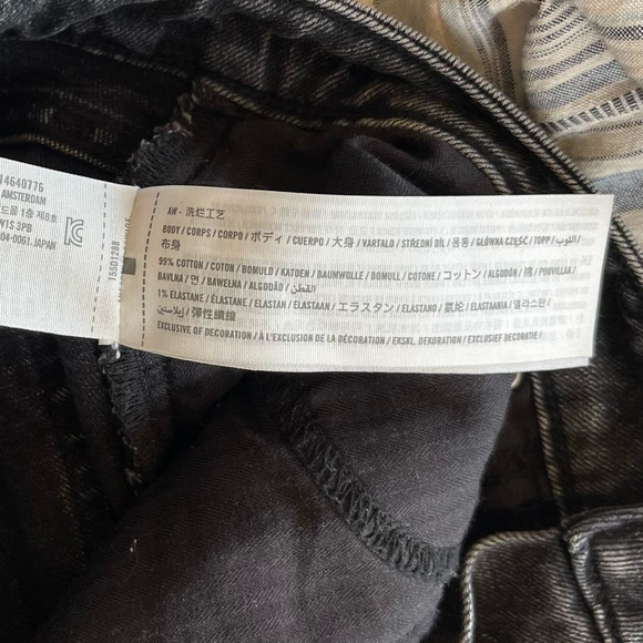 Abercrombie & Fitch Curve Love High Rise Mom Jean Size 25 Black Grey Relaxed Fit - Picture 16 of 16